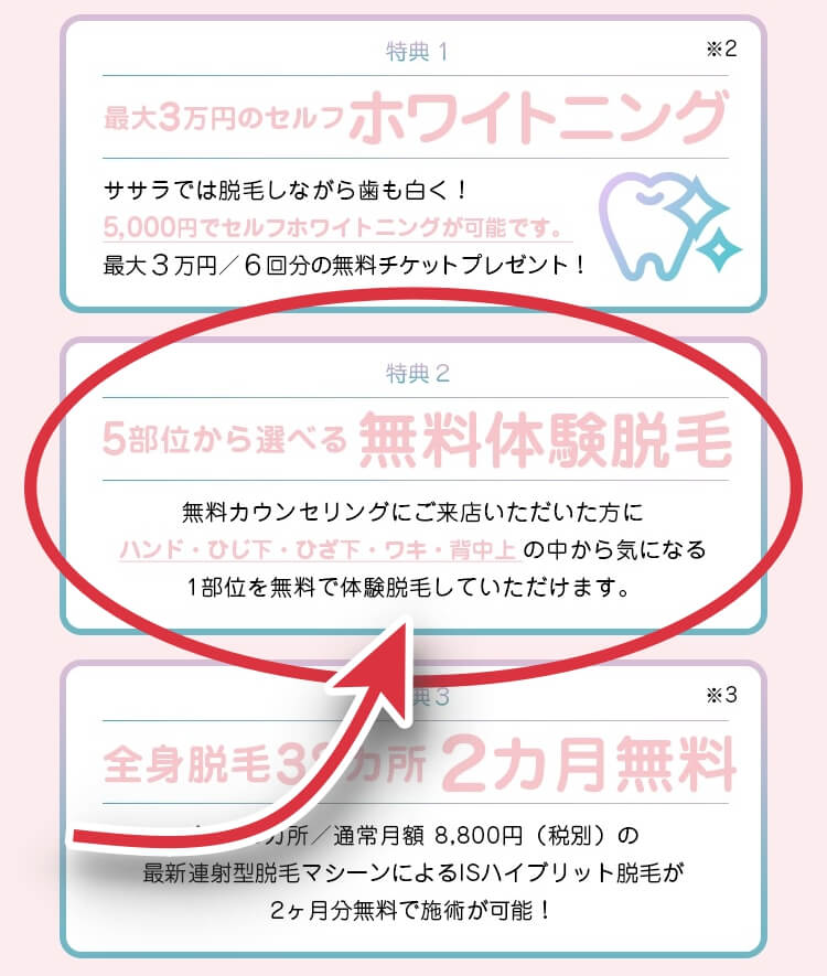 ササラの2019年9月キャンペーン